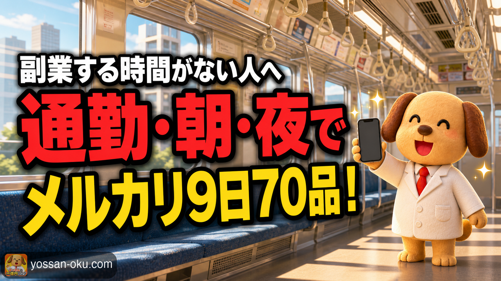 ⏰副業する時間がない人へ｜通勤・朝活・夜の3分割でメルカリに9日で70品出した時間割