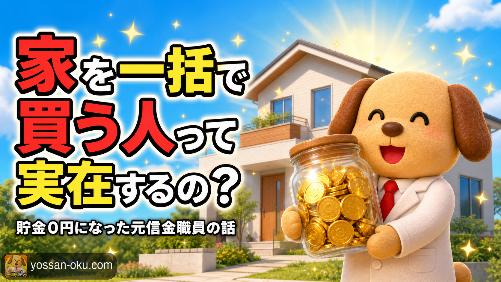 【家を一括で買う人って実在するの？】元信金職員が貯金0円になるまで現金でマイホームを建てた話✨️