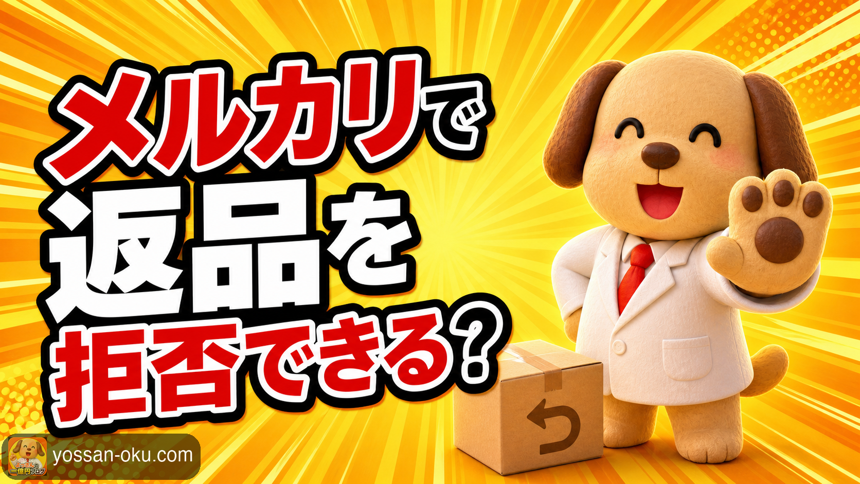 📦 メルカリで返品を拒否できる？出品者が損せず断るケースと対応手順【例文つき】